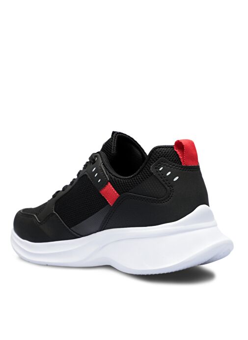 Slazenger ZAYN Erkek Sneaker Ayakkabı Siyah / Beyaz / Kırmızı - Görsel 4