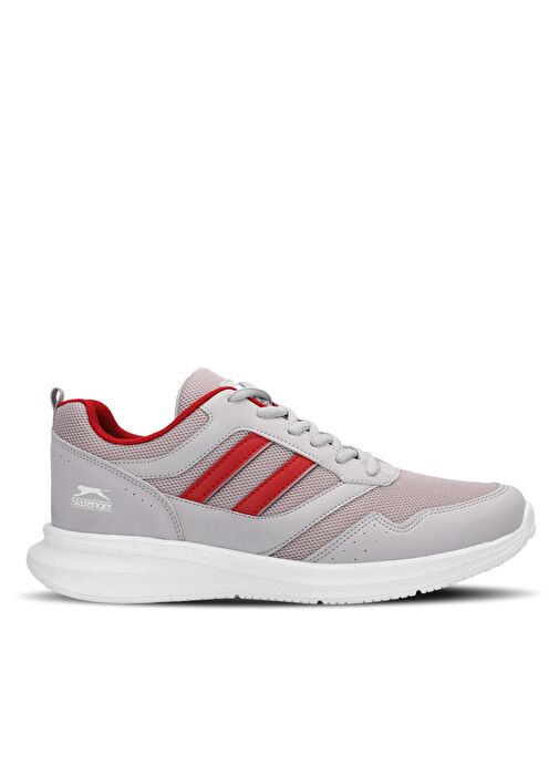 Slazenger OMIROS I Erkek Sneaker Ayakkabı Gri / Kırmızı - Görsel 2