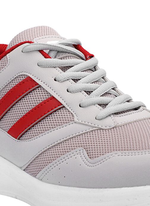 Slazenger OMIROS I Erkek Sneaker Ayakkabı Gri / Kırmızı - Görsel 5