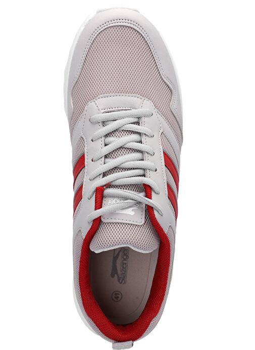 Slazenger OMIROS I Erkek Sneaker Ayakkabı Gri / Kırmızı - Görsel 6