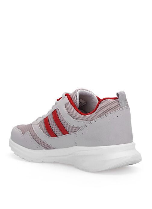 Slazenger OMIROS I Erkek Sneaker Ayakkabı Gri / Kırmızı - Görsel 4