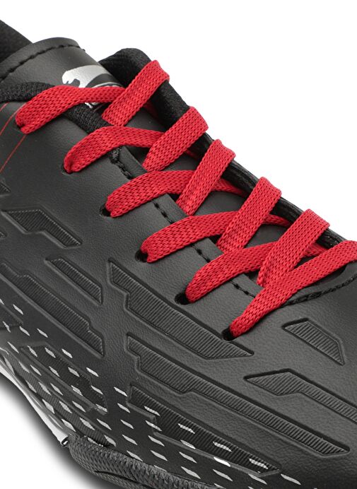 Slazenger SCORE I HS Erkek Çocuk Futbol Ayakkabı Siyah / Kırmızı - Görsel 5