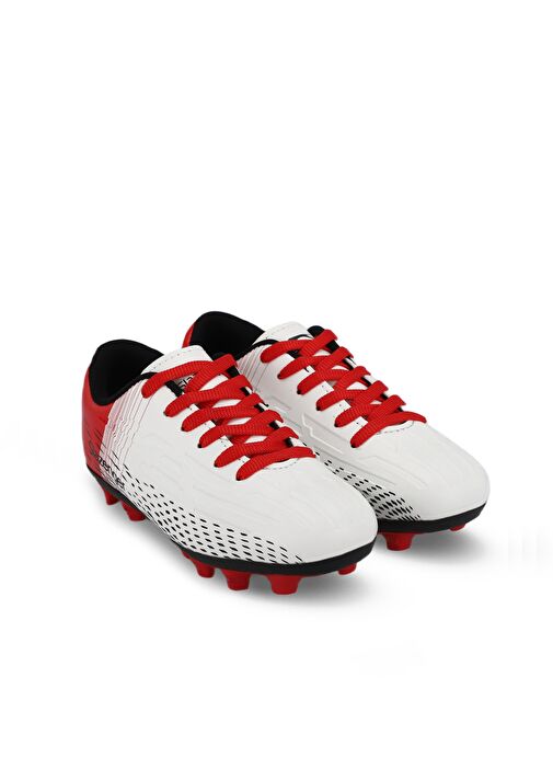 Slazenger SCORE I KRP Erkek Çocuk Futbol Ayakkabı Beyaz / Kırmızı - Görsel 3