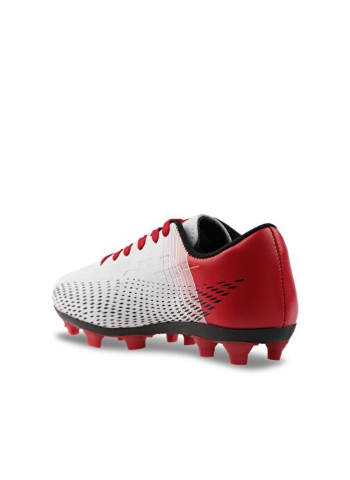 Slazenger SCORE I KRP Erkek Çocuk Futbol Ayakkabı Beyaz / Kırmızı - Görsel 4