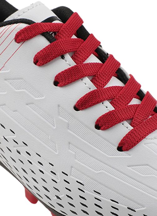 Slazenger SCORE I KRP Erkek Çocuk Futbol Ayakkabı Beyaz / Kırmızı - Görsel 5