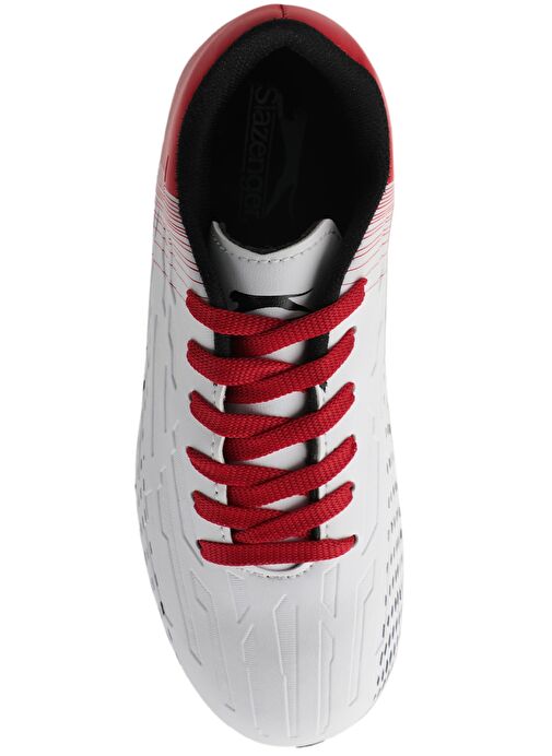 Slazenger SCORE I KRP Erkek Çocuk Futbol Ayakkabı Beyaz / Kırmızı - Görsel 6