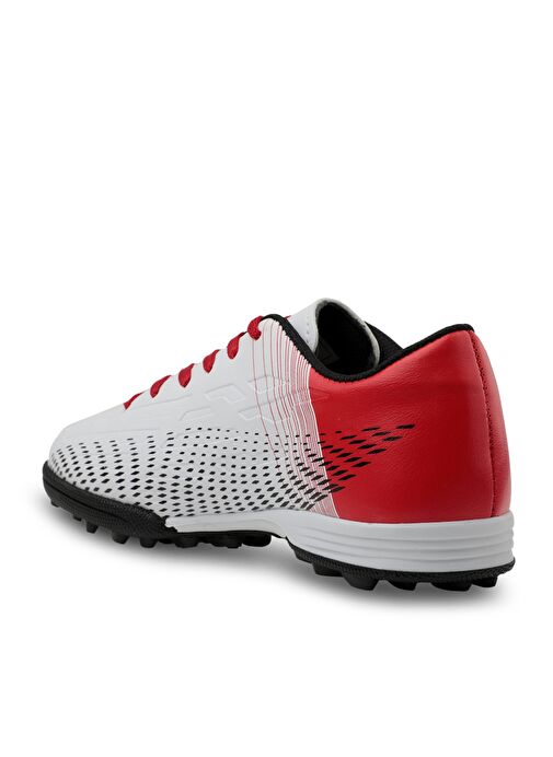 Slazenger SCORE I HS Erkek Çocuk Futbol Ayakkabı Beyaz / Kırmızı - Görsel 4