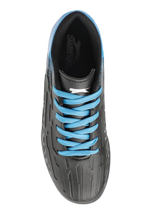 Slazenger SCORE I HS Erkek Çocuk Futbol Ayakkabı Siyah / Saks Mavi - Görsel 6