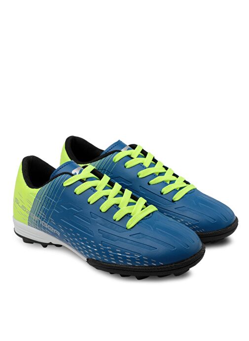 Slazenger SCORE I HS Erkek Çocuk Futbol Ayakkabı Mavi / Sarı - Görsel 3