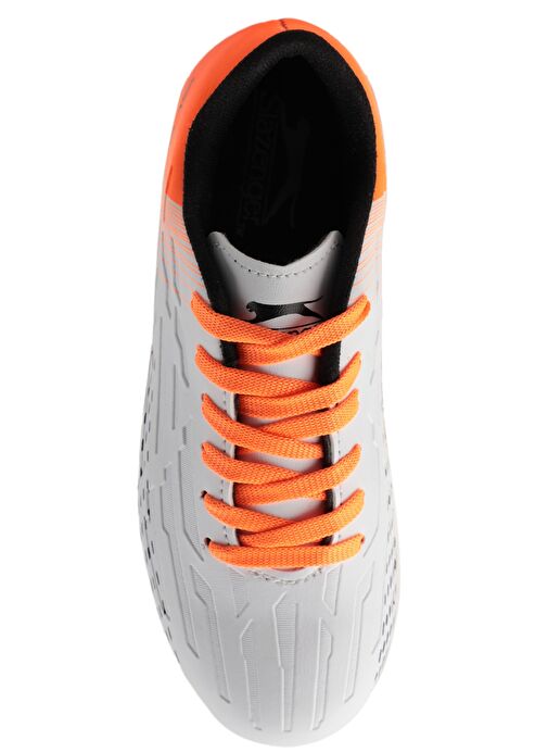 Slazenger SCORE I KRP Erkek Çocuk Futbol Ayakkabı Beyaz / Turuncu - Görsel 6
