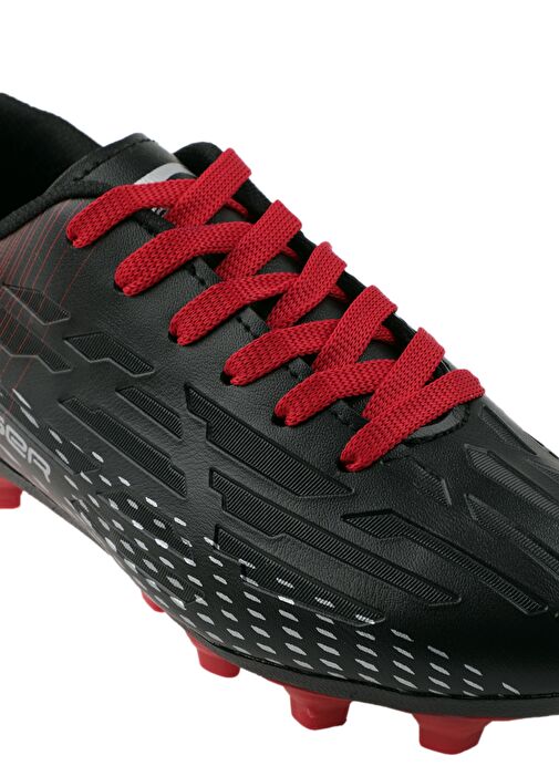 Slazenger SCORE I KRP Erkek Çocuk Futbol Ayakkabı Siyah / Kırmızı - Görsel 5