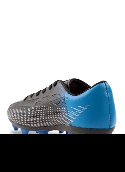 Slazenger SCORE I KRP Erkek Çocuk Futbol Ayakkabı Siyah / Saks Mavi - Görsel 4