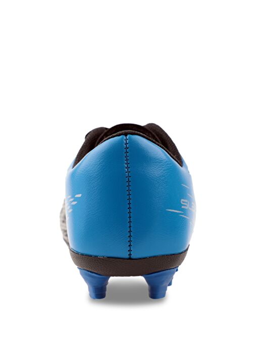 Slazenger SCORE I KRP Erkek Çocuk Futbol Ayakkabı Siyah / Saks Mavi - Görsel 7