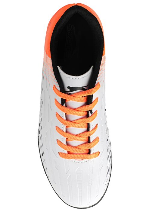 Slazenger SCORE I HS Erkek Futbol Ayakkabı Beyaz / Turuncu - Görsel 6