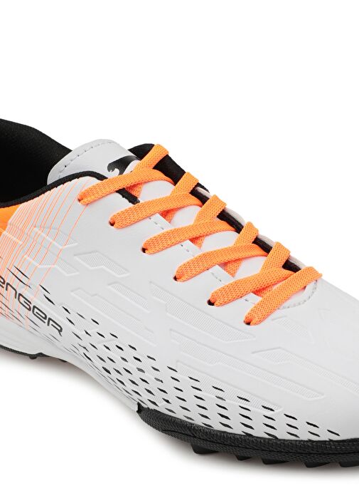 Slazenger SCORE I HS Erkek Futbol Ayakkabı Beyaz / Turuncu - Görsel 5