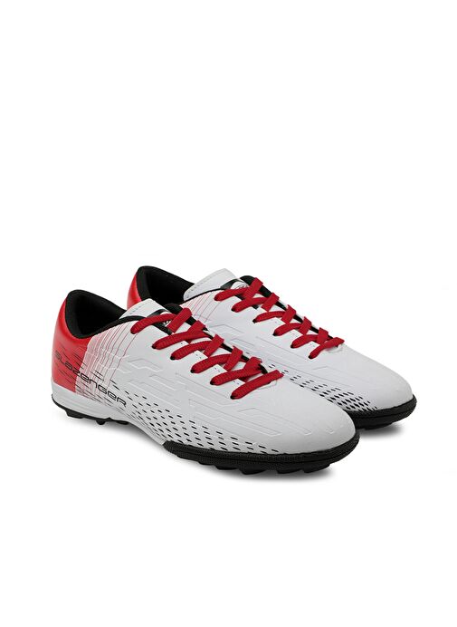 Slazenger SCORE I HS Erkek Futbol Ayakkabı Beyaz / Kırmızı - Görsel 3