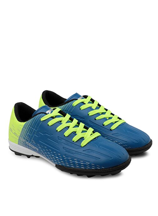 Slazenger SCORE I HS Erkek Futbol Ayakkabı Mavi / Sarı - Görsel 3