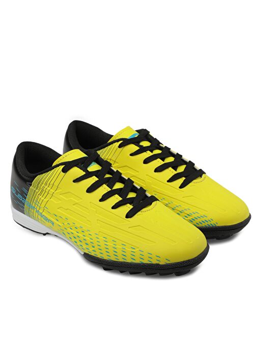 Slazenger SCORE I HS Erkek Futbol Ayakkabı Neon Sarı / Siyah - Görsel 3