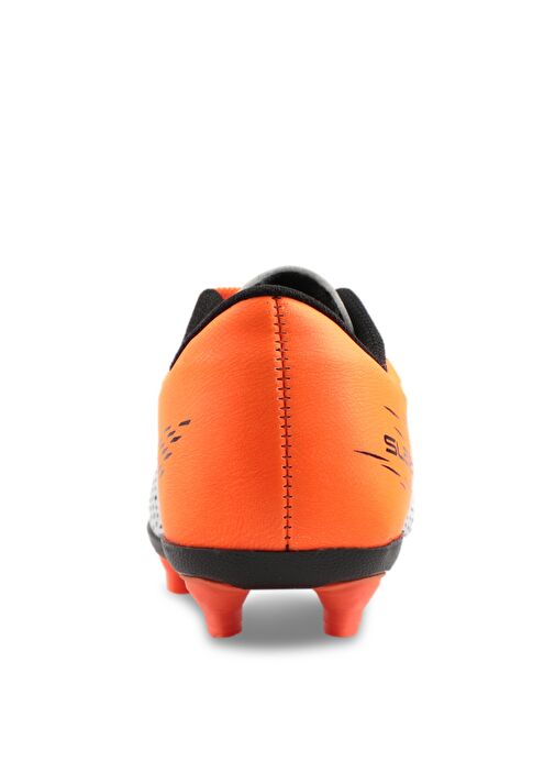 Slazenger SCORE I KR Erkek Futbol Ayakkabı Beyaz / Turuncu - Görsel 7