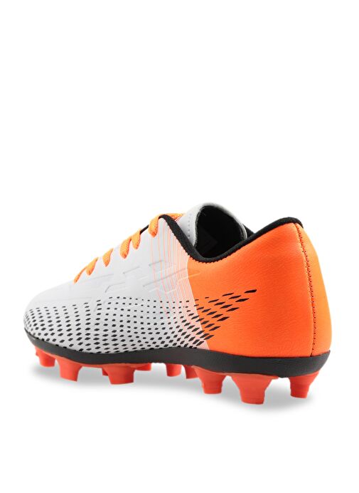 Slazenger SCORE I KR Erkek Futbol Ayakkabı Beyaz / Turuncu - Görsel 4