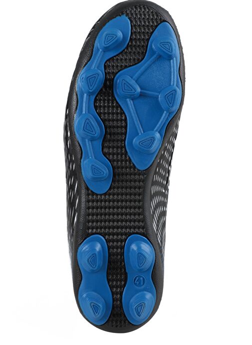Slazenger SCORE I KR Erkek Futbol Ayakkabı Siyah / Saks Mavi - Görsel 8
