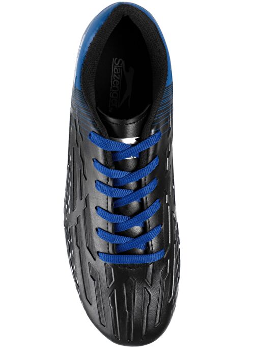 Slazenger SCORE I KR Erkek Futbol Ayakkabı Siyah / Saks Mavi - Görsel 6