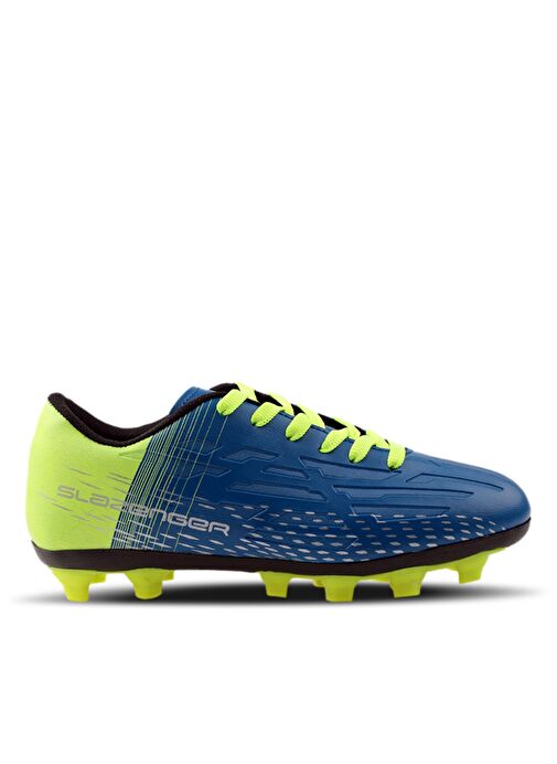 Slazenger SCORE I KR Erkek Futbol Ayakkabı Mavi / Sarı - Görsel 2