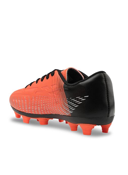 Slazenger SCORE I KR Erkek Futbol Ayakkabı Neon Turuncu / Siyah - Görsel 4