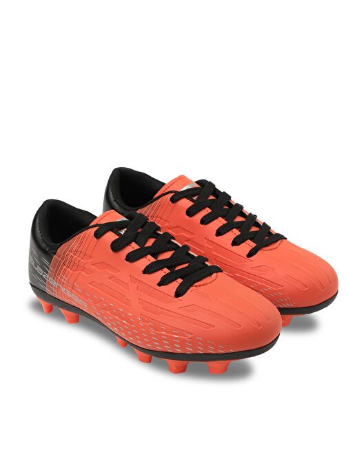 Slazenger SCORE I KR Erkek Futbol Ayakkabı Neon Turuncu / Siyah - Görsel 3