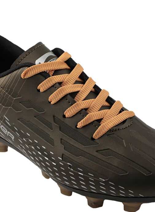 Slazenger SCORE I KRP Erkek Çocuk Futbol Ayakkabı Haki / Altın - Görsel 5