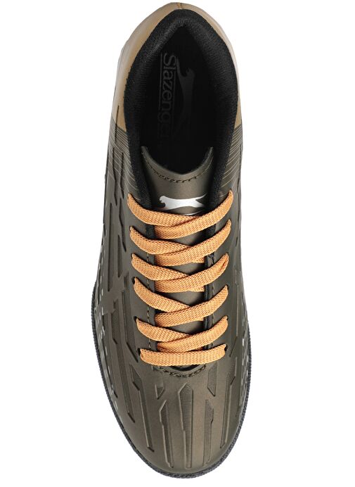 Slazenger SCORE I HS Erkek Futbol Ayakkabı Haki / Altın - Görsel 6