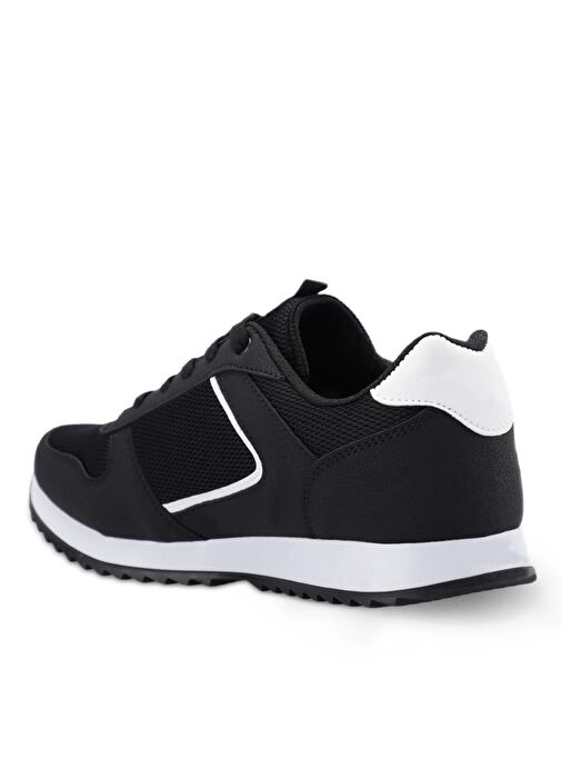 Slazenger ATTACK I Erkek Sneaker Ayakkabı Siyah / Beyaz - Görsel 4