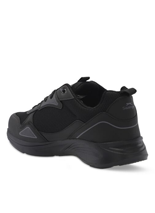 Slazenger GAIN GA Erkek Sneaker Ayakkabı Siyah / Koyu Gri - Görsel 4