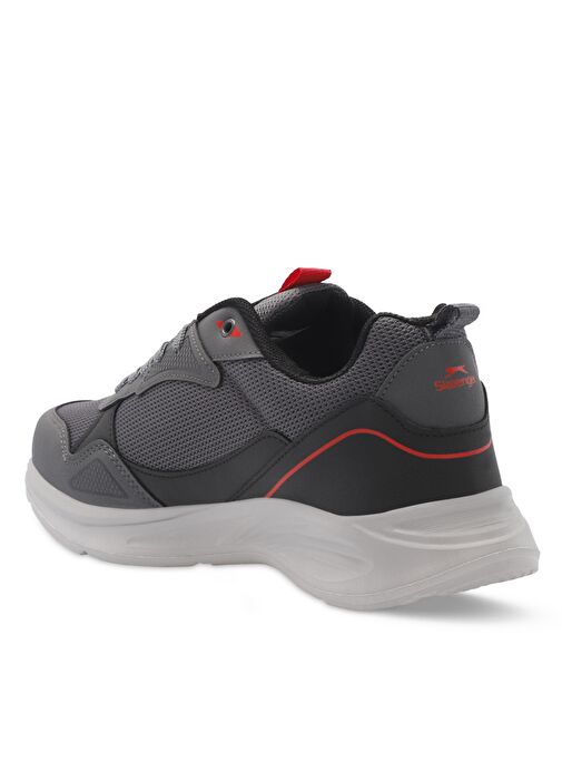 Slazenger GAIN GA Erkek Sneaker Ayakkabı Koyu Gri / Siyah - Görsel 4