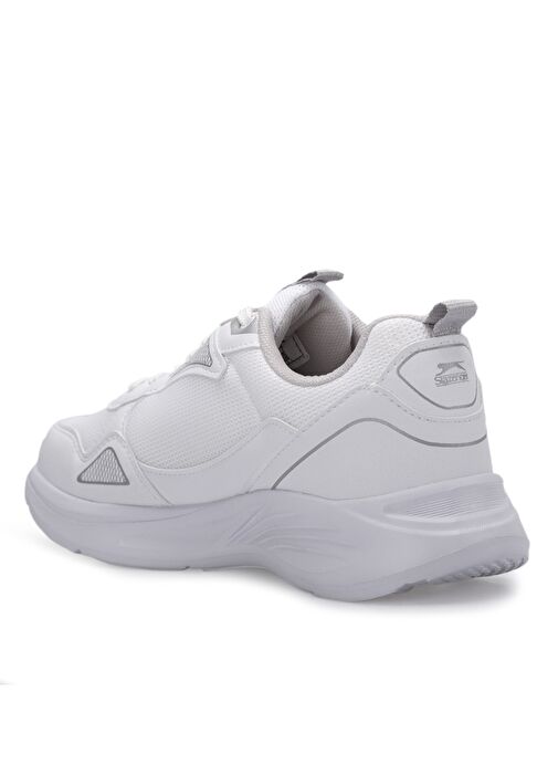 Slazenger GAIN GA Erkek Sneaker Ayakkabı Beyaz / Gri - Görsel 4