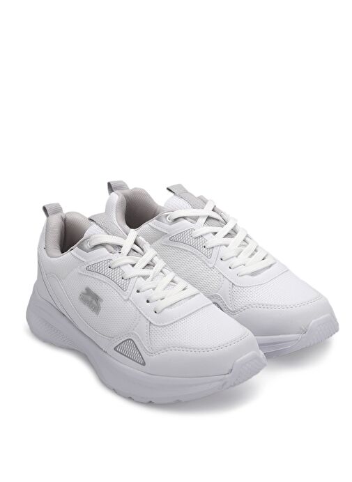 Slazenger GAIN GA Erkek Sneaker Ayakkabı Beyaz / Gri - Görsel 3