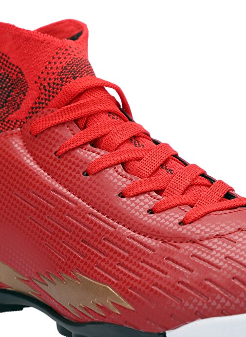 Slazenger HADAS HS Erkek Futbol Ayakkabı Kırmızı - Görsel 5