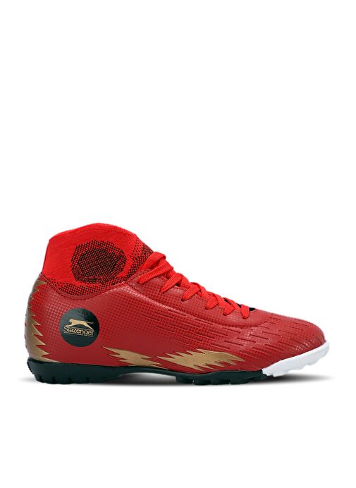 Slazenger HADAS HS Erkek Çocuk Futbol Ayakkabı Kırmızı - Görsel 2