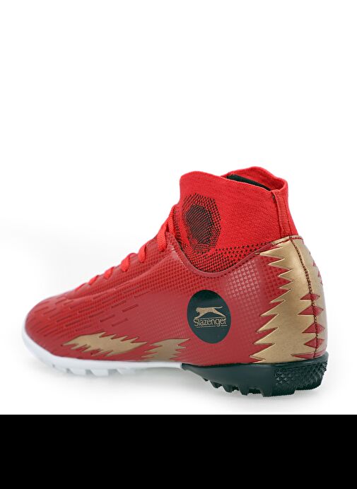 Slazenger HADAS HS Erkek Çocuk Futbol Ayakkabı Kırmızı - Görsel 4