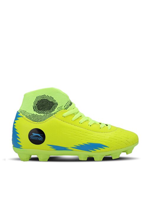 Slazenger HADAS KRP Erkek Çocuk Futbol Ayakkabı Neon Sarı - Görsel 2