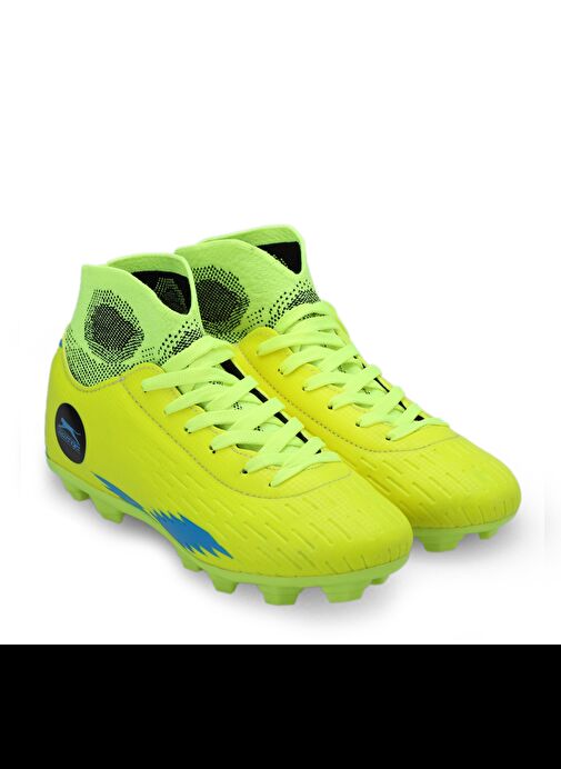 Slazenger HADAS KRP Erkek Çocuk Futbol Ayakkabı Neon Sarı - Görsel 3
