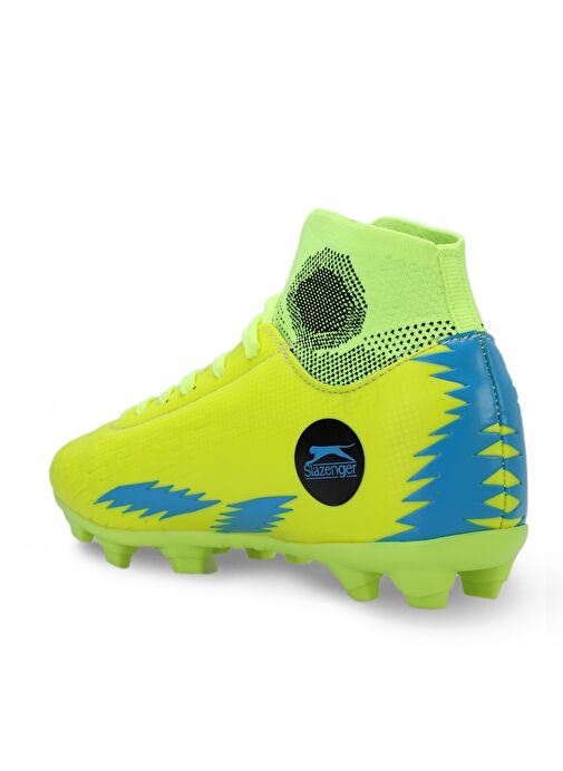 Slazenger HADAS KRP Erkek Çocuk Futbol Ayakkabı Neon Sarı - Görsel 4