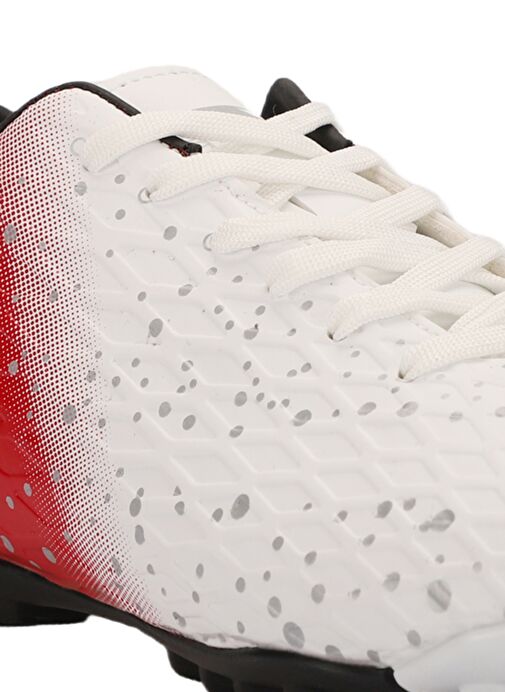 Slazenger HANIA HS Erkek Futbol Ayakkabı Beyaz / Kırmızı - Görsel 5