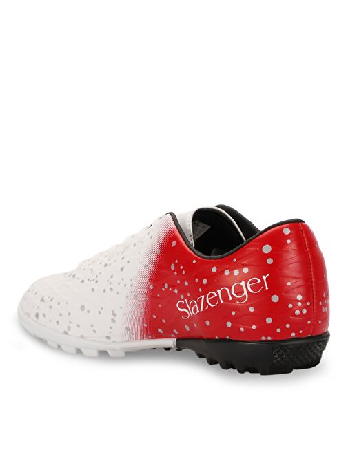 Slazenger HANIA HS Erkek Futbol Ayakkabı Beyaz / Kırmızı - Görsel 4