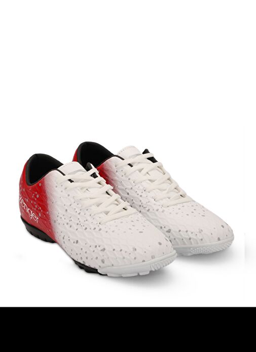 Slazenger HANIA HS Erkek Çocuk Futbol Ayakkabı Beyaz / Kırmızı - Görsel 3