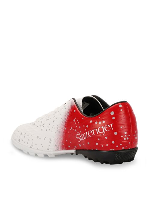 Slazenger HANIA HS Erkek Çocuk Futbol Ayakkabı Beyaz / Kırmızı - Görsel 4