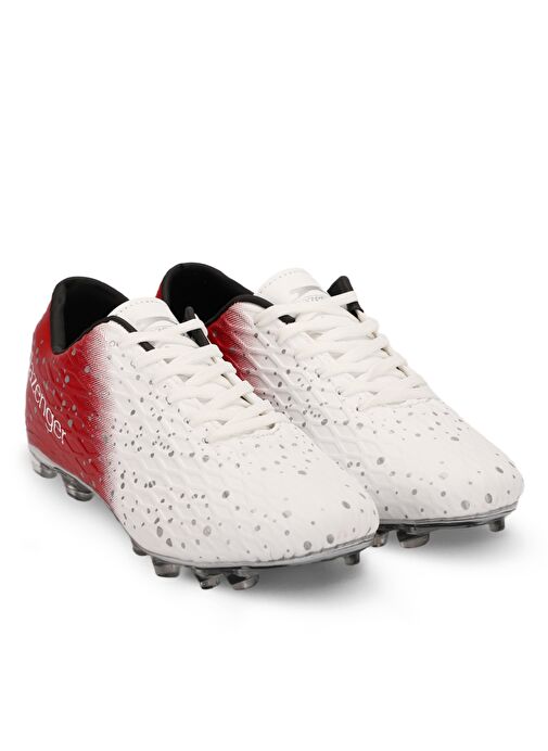 Slazenger HANIA Erkek Futbol Ayakkabı Beyaz / Kırmızı - Görsel 3