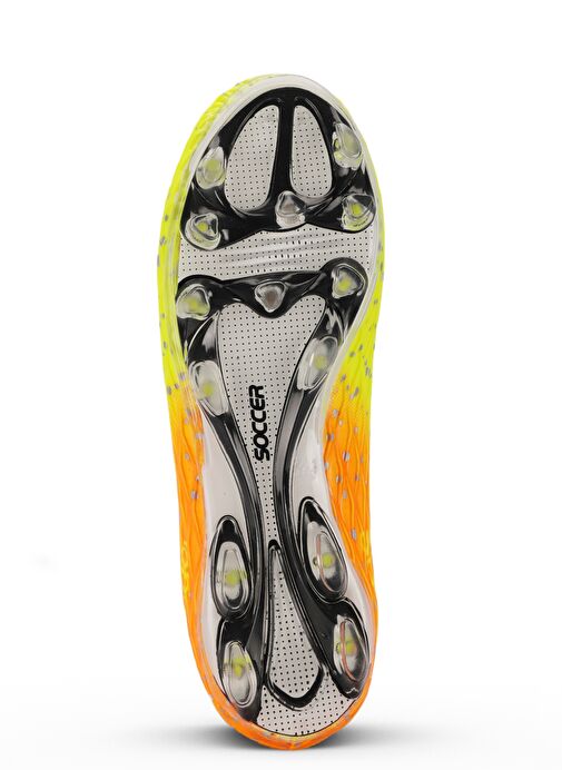 Slazenger HANIA KRP Erkek Çocuk Futbol Ayakkabı Neon Sarı - Görsel 8
