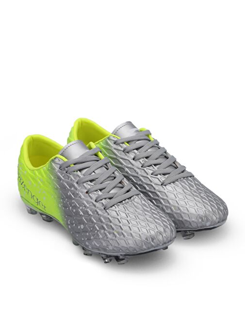 Slazenger HANIA KRP Erkek Çocuk Futbol Ayakkabı Gri - Görsel 3