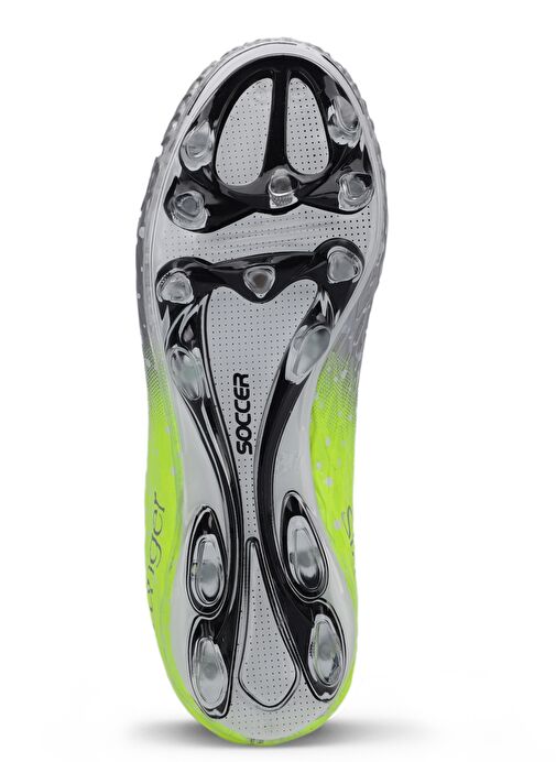 Slazenger HANIA KRP Erkek Çocuk Futbol Ayakkabı Gri - Görsel 8